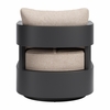 Foret Swivel Chair in Black