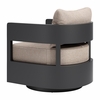 Foret Swivel Chair in Black
