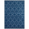 Frame Transitional Moroccan Trellis 8x10 Area Rug