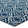 Frame Transitional Moroccan Trellis 8x10 Area Rug