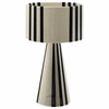 Gia Handwoven Cotton Thread Striped or Plain Table Lamp