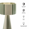 Gia Handwoven Cotton Thread Striped or Plain Table Lamp