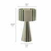 Gia Handwoven Cotton Thread Striped or Plain Table Lamp
