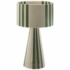 Gia Handwoven Cotton Thread Striped or Plain Table Lamp