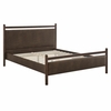 Ginny King Size Vegan Leather Platform Bed Frame