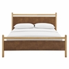 Ginny King Size Vegan Leather Platform Bed Frame