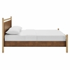 Ginny Queen Size Vegan Leather Platform Bed Frame