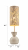 Gochi Table Lamp in White
