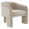 Greer Performance Velvet Upholstered Accent Armchair