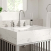 Gridiron 24" Bathroom Vanity in White Silver