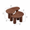Hackney Mango Wood Nesting Coffee Table Set