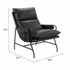 Halaus Accent Chair in Black