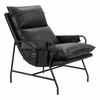 Halaus Accent Chair in Black