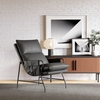 Halaus Accent Chair in Black