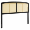 Halcyon Cane Full Headboard in Black