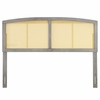Halcyon Cane Queen Headboard in Gray