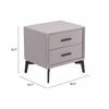 Halle Side Table in Gray