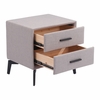 Halle Side Table in Gray