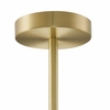 Hanna 8-Light Chandelier in Opal Gold
