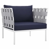 Harmony 6 Piece Outdoor Patio Aluminum Sectional Sofa Set MID-2626