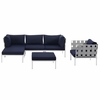 Harmony 6 Piece Outdoor Patio Aluminum Sectional Sofa Set MID-2626