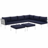 Harmony 8 Piece Outdoor Patio Aluminum Sectional Sofa Set MID-2624