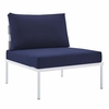 Harmony Sunbrella&reg; Outdoor Patio Aluminum Armless Chair