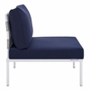 Harmony Sunbrella&reg; Outdoor Patio Aluminum Armless Chair