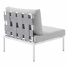 Harmony Sunbrella&reg; Outdoor Patio Aluminum Armless Chair