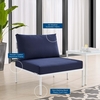 Harmony Sunbrella&reg; Outdoor Patio Aluminum Armless Chair