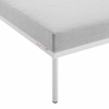 Harmony Sunbrella&reg; Outdoor Patio Aluminum Armless Chair in Gray Gray