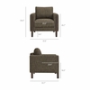 Hawken Boucle Fabric Accent Armchair