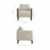 Hawken Boucle Fabric Accent Armchair