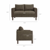 Hawken Boucle Fabric Loveseat