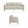 Hawken Boucle Fabric Sofa