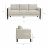 Hawken Boucle Fabric Sofa