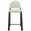 Hayley Upholstered Fabric Counter Stool