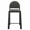 Hayley Upholstered Fabric Counter Stools Set of 2