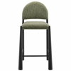 Hayley Upholstered Fabric Counter Stools Set of 2