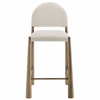 Hayley Upholstered Fabric Counter Stools Set of 2