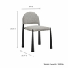 Hayley Upholstered Fabric Dining Side Chair