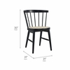 Henry Vegan Leather and Wood Dining Chair