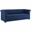 Heritage Upholstered Velvet Sofa