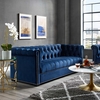Heritage Upholstered Velvet Sofa