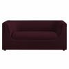 Hilda 67" Curved Back Performance Velvet Loveseat