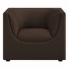 Hilda Curved Back Performance Velvet Armchair