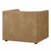 Hilda Curved Back Vegan Leather Armchair