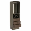 Hole Bar Cabinet in Bronze