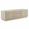 Hollis 59" Travertine TV Stand in Travertine