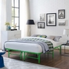 Horizon Full Stainless Steel Bed Frame in Green